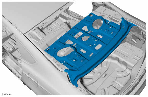 Ford Fusion. Rear Package Tray Panel. Removal and Installation