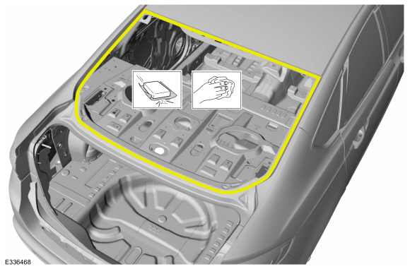 Ford Fusion. Rear Package Tray Panel. Removal and Installation