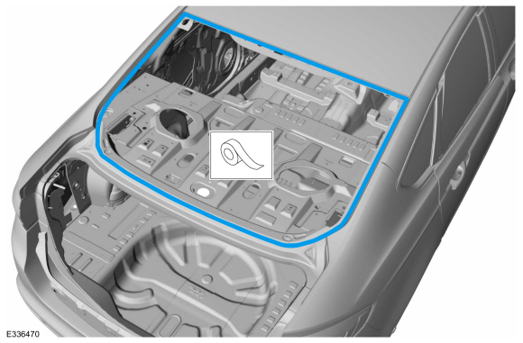 Ford Fusion. Rear Package Tray Panel. Removal and Installation