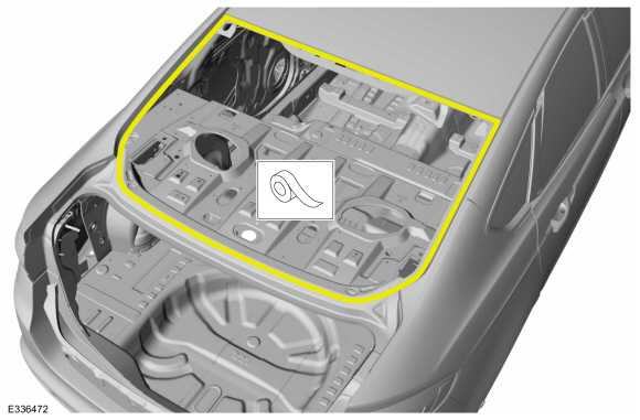 Ford Fusion. Rear Package Tray Panel. Removal and Installation