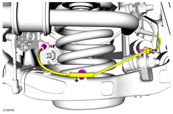 Ford Fusion. Rear Shock Absorber. Removal and Installation