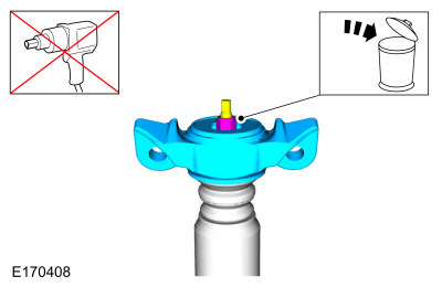 Ford Fusion. Rear Shock Absorber. Removal and Installation