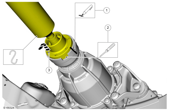 Ford Fusion. Rear Subframe - AWD. Removal and Installation