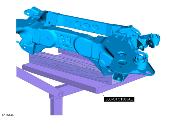 Ford Fusion. Rear Subframe - FWD. Removal and Installation