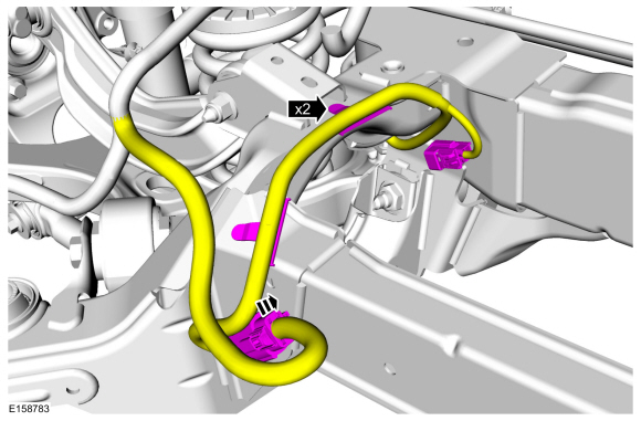 Ford Fusion. Rear Subframe - FWD. Removal and Installation