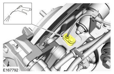 Ford Fusion. Rear Wheel Speed Sensor. Removal and Installation