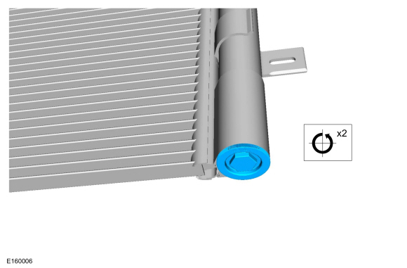 Ford Fusion. Receiver Drier Element - 1.5L EcoBoost (118kW/160PS) – I4. Removal and Installation