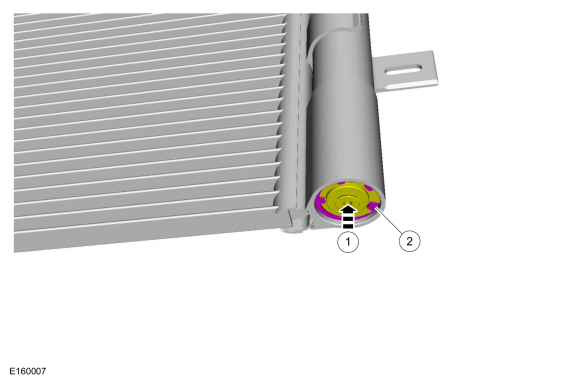 Ford Fusion. Receiver Drier Element - 1.5L EcoBoost (118kW/160PS) – I4. Removal and Installation