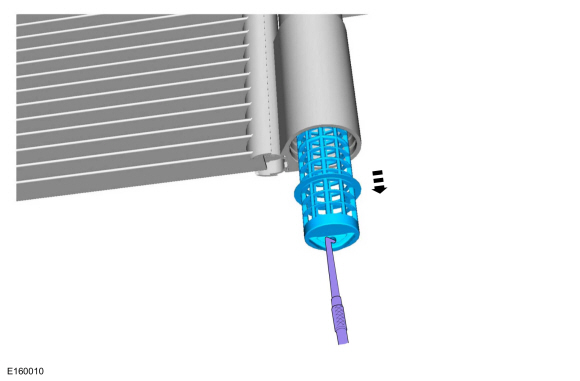 Ford Fusion. Receiver Drier Element - 1.5L EcoBoost (118kW/160PS) – I4. Removal and Installation