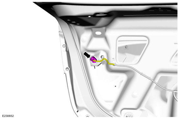 Ford Fusion. Reversing Lamp. Removal and Installation