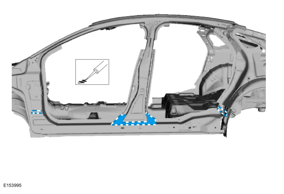 Ford Fusion. Rocker Panel. Removal and Installation