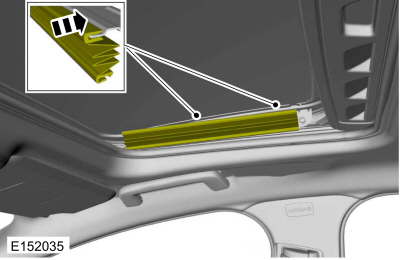 Ford Fusion. Roof Opening Panel Alignment. General Procedures