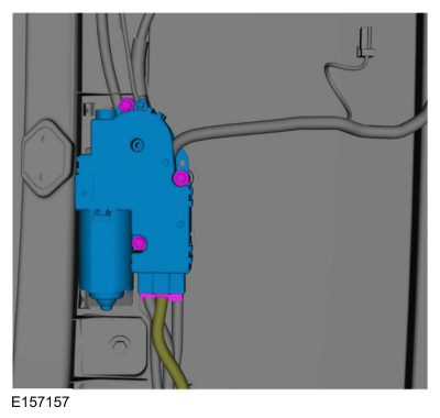 Ford Fusion. Roof Opening Panel Motor. Removal and Installation