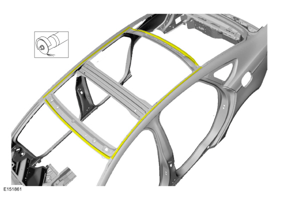 Ford Fusion. Roof Panel - Vehicles With: Roof Opening Panel. Removal and Installation