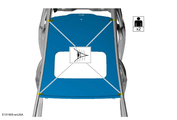 Ford Fusion. Roof Panel - Vehicles With: Roof Opening Panel. Removal and Installation