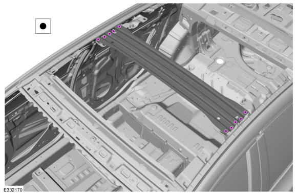 Ford Fusion. Roof Reinforcement. Removal and Installation