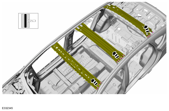 Ford Fusion. Roof Side Rail. Removal and Installation