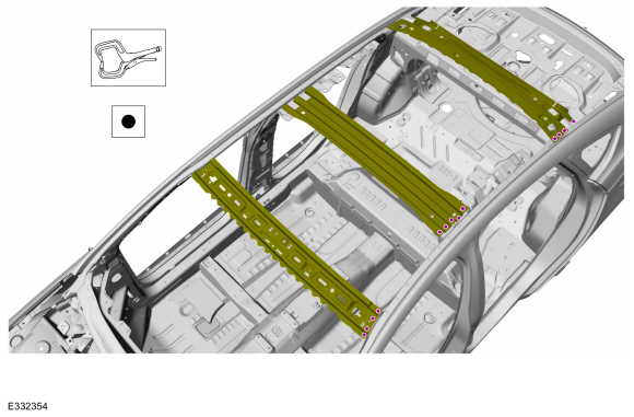 Ford Fusion. Roof Side Rail. Removal and Installation