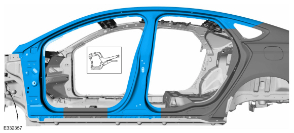 Ford Fusion. Roof Side Rail. Removal and Installation