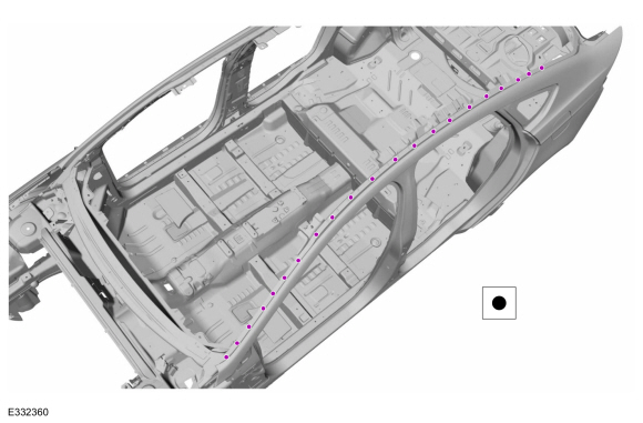 Ford Fusion. Roof Side Rail. Removal and Installation