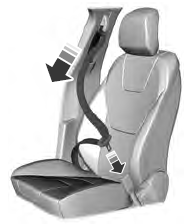 Ford Fusion. Seatbelt Locking Modes