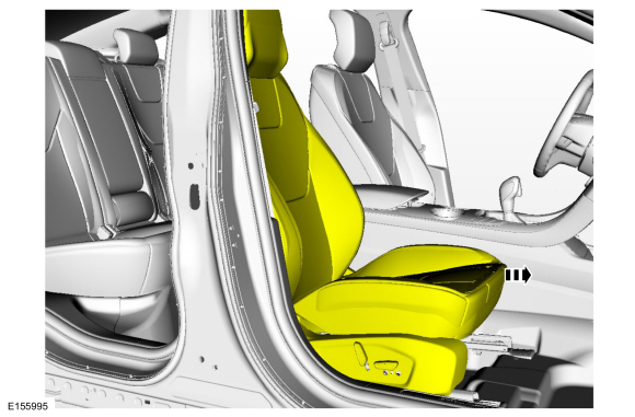 Ford Fusion. Seatbelt Retractor and Pretensioner. Removal and Installation