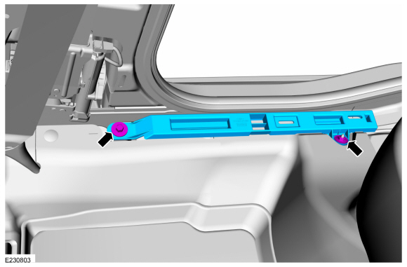 Ford Fusion. Seatbelt Retractor and Pretensioner. Removal and Installation