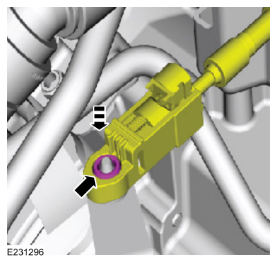 Ford Fusion. Selector Lever Cable Bushing. Removal and Installation