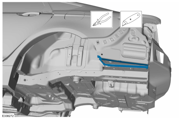 Ford Fusion. Side Panel Extension. Removal and Installation