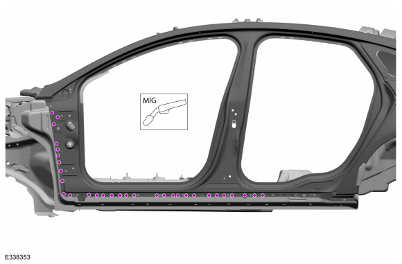 Ford Fusion. Side Panel. Removal and Installation