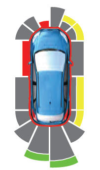 Ford Fusion. Side Sensing System (IF EQUIPPED)
