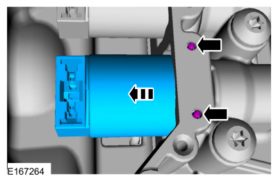 Ford Fusion. Solenoid. Removal and Installation