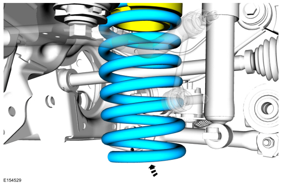 Ford Fusion. Spring. Removal and Installation