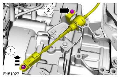 Ford Fusion. Starter Motor. Removal and Installation