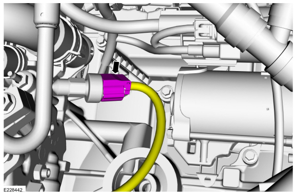 Ford Fusion. Starter Motor. Removal and Installation