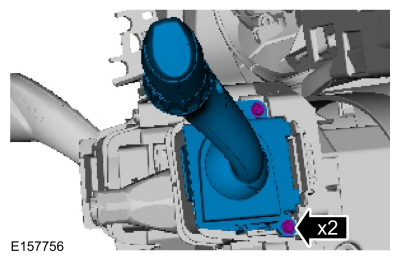 Ford Fusion. Steering Column Multifunction Switch RH. Removal and Installation