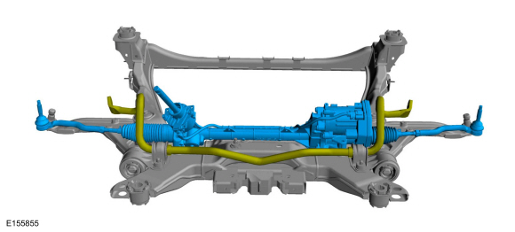 Ford Fusion. Steering Gear. Removal and Installation