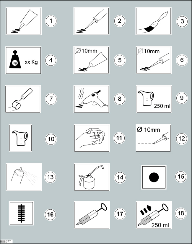 Ford Fusion. Symbols Glossary. Description and Operation