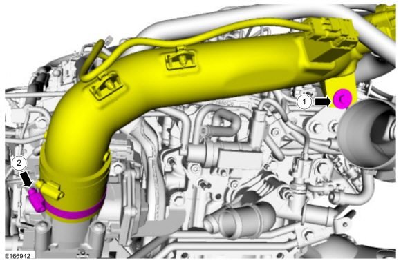 Ford Fusion. Throttle Body. Removal and Installation