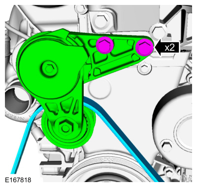 Ford Fusion. Timing Belt. Removal and Installation