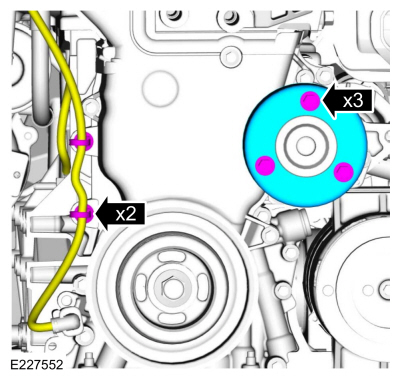 Ford Fusion. Timing Belt. Removal and Installation