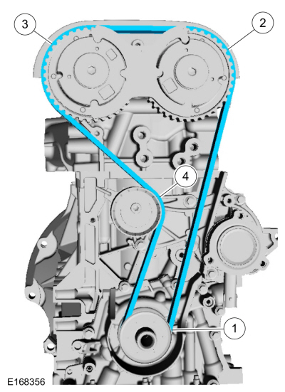 Ford Fusion. Timing Belt. Removal and Installation