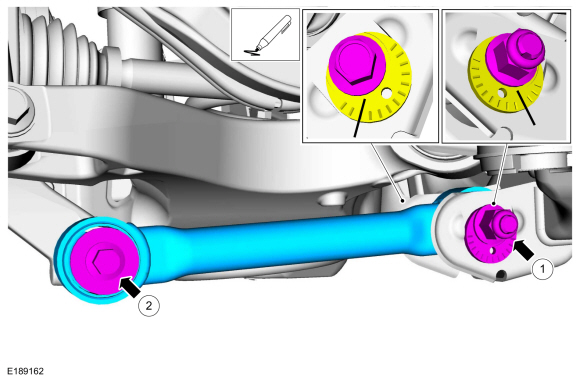 Ford Fusion. Toe Link. Removal and Installation