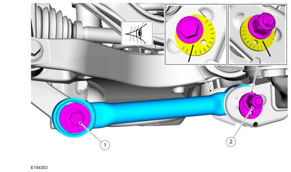 Ford Fusion. Toe Link. Removal and Installation