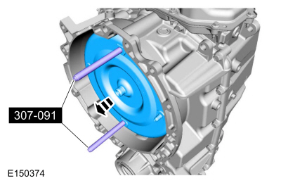 Ford Fusion. Torque Converter Seal. Removal and Installation