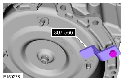 Ford Fusion. Torque Converter Seal. Removal and Installation