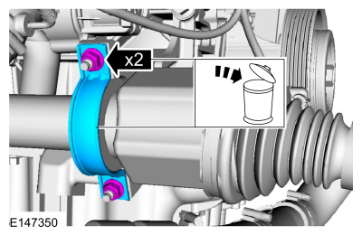 Ford Fusion. Transmission - 1.5L EcoBoost (118kW/160PS) – I4. Removal and Installation