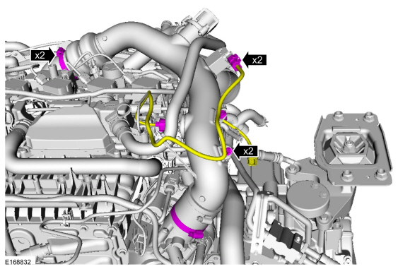 Ford Fusion. Transmission - 1.5L EcoBoost (118kW/160PS) – I4. Removal and Installation