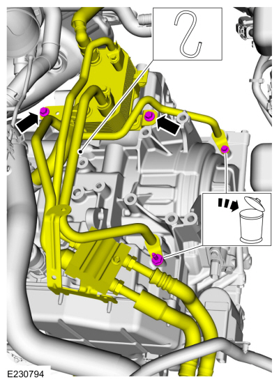 Ford Fusion. Transmission - 1.5L EcoBoost (118kW/160PS) – I4. Removal and Installation