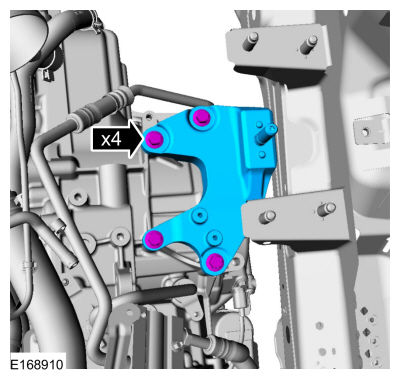 Ford Fusion. Transmission - 1.5L EcoBoost (118kW/160PS) – I4. Removal and Installation